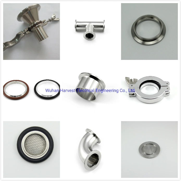 SS304 Vacuum Nw Clamp Nw10 Nw16 Nw25 Nw40 Nw50 Hinge Clamps Type 2 One Point Clamp Vacuum Component