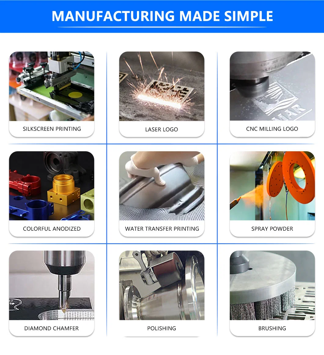 CNC Milling Components Spare Parts for Vacuum Metalizing Machine CNC Milling