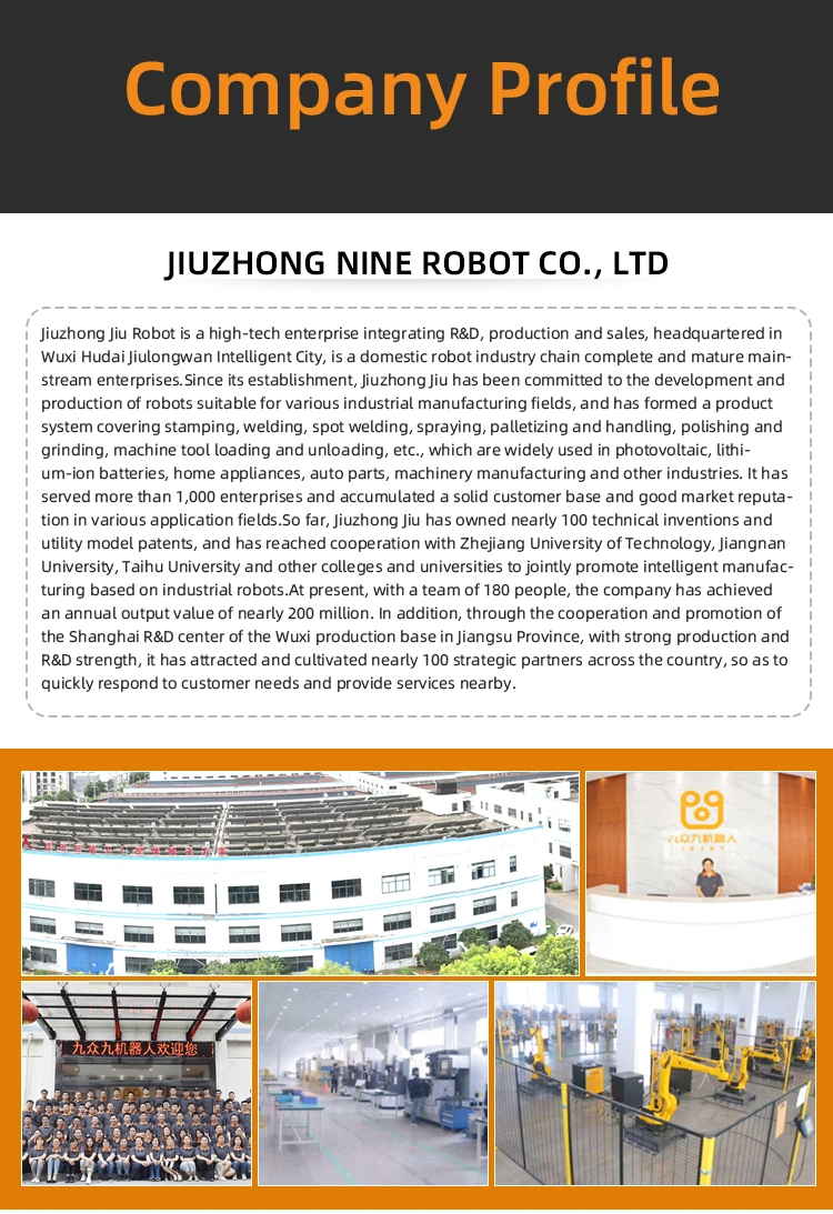 Industrial Robot Arm Price 6 Axis CNC Line Jzj Manipulator