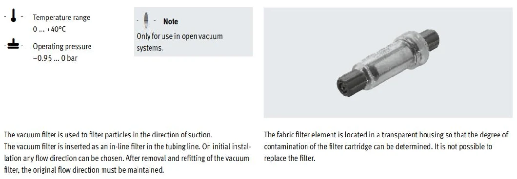 Vacuum Filters Vaf-Pk-3/4/6 Pneumatic Component Air Tools Vaf Series