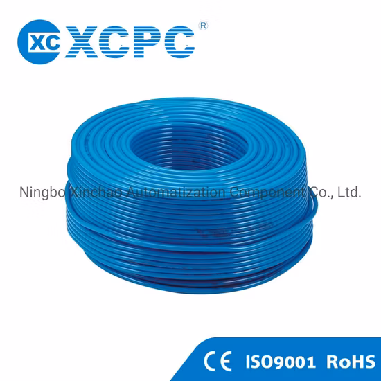 Xcpc Pneumatic Manufacturer China OEM Supplier Fittings Couplers Muffers Silencers Air Duster Polyurethane Tube Spiral PU Tubing