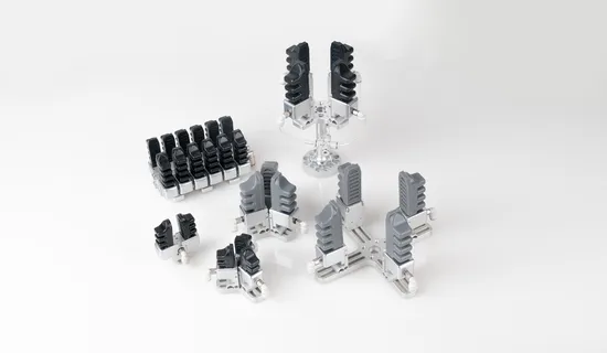 Electric Soft Finger Pneumatic Cylinder Adaptive Gripper for Vegetables Fruits